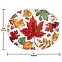 Say Hooray! Autumn Air Paper Plates and Guest Towels Kit, Multicolored, 48/Pack (DTC9387E2H)~#|#~03C6101D-1323-49A7-B407D001E185C7CE_sc7