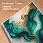 2027 Excello Brands 8.5" x 11" Weekly & Monthly Planner, Paperboard Cover, Teal/Gold Marble (NRY27-DL-54)~#|#~03CBE5C4-3D46-42AF-8C022140F033FC16_sc7
