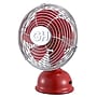Good Housekeeping Retro 5" Oscillating Desk Fan, Red (92527)~#|#~03CEEE12-DFF3-42F2-B6EDCF15498C4272_sc7