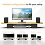 Mount-It! Extra Wide Monitor Riser with Drawers and Shelf, Holds up to 66 lbs., Bamboo, (MI-7369) ~#|#~03D92C26-4717-4F60-9F3D02BEE3F0F568_sc7