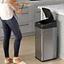 iTouchless Stainless Steel Sensor Trash Can with Wide Lid Opening and AbsorbX Odor Control System, 13 Gal., Silver (IT13MX)~#|#~03DB21E9-7B69-4D80-932BBC847EE5665E_sc7