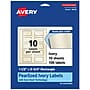 Avery Laser/Inkjet Rectangle Pearlized Labels, 1.5" x 2.75", Ivory, 100 Labels/Pack (94230)~#|#~03DE5EE9-B629-4F5C-9A23E6FFD7C6AC21_sc7