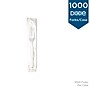 Dixie Individually WrappedPolystyrene Fork, Medium-Weight, White, 1000/Carton (FM23C7)~#|#~03E7A92E-278E-4FF6-888314C72D280D52_sc7