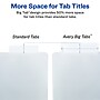 Avery Big Tab Insertable Plastic Dividers with Pocket, 5 Tabs, Multicolor Pastel (07714)~#|#~03E9A32C-E14A-4AA4-8DFBC5AD84857657_sc7