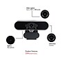 OTM Essentials HD Elite 1920 x 1080 Webcam, 2 Megapixels, Black, 3/Pack (OB-AJK-3PK)~#|#~03EE309E-B2F9-4B10-A8B7B9A970F5B599_sc7