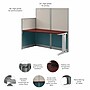 Bush Business Furniture Office in an Hour 63"H x 65"W Cubicle Workstation, Hansen Cherry (WC36492-03K)~#|#~03EE5DE7-848C-4EEE-942937194506B0B6_sc7
