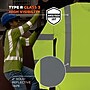 GloWear 8368 High Visibility Long Sleeve T-Shirt, ANSI Type R Class 3, Lime, Large (22054)~#|#~03EF6D6D-254E-4483-A53D0589892D1015_sc7
