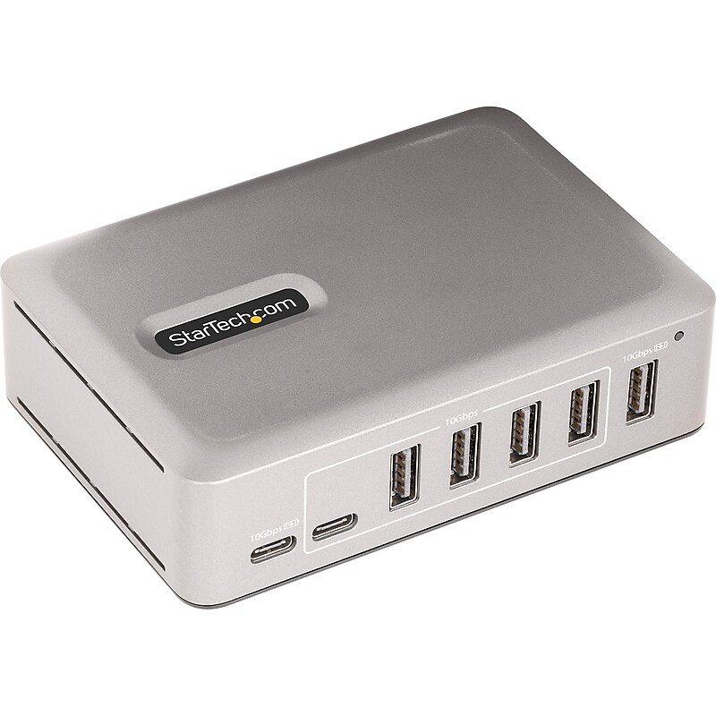 StarTech 7-Port USB-C Hub, Space Gray (10G5A2CS-USB-C-HUB) image 1