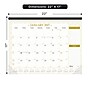 2027 Blueline Classic Gold 22" x 17" Monthly Desk Pad Calendar, White/Gold (C199003-27)~#|#~03F2BA72-2E3B-4C1E-A07E239DCA326874_sc7