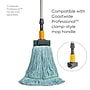 Coastwide Professional™ Looped-End Wet Mop Head, Medium, Recycled PET, 5" Headband, Blue (CW57752)~#|#~03F6A538-632D-4A9C-95FD1F45FA580DE3_sc7