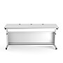 VersaDesk Deluxe 72"W Manual Adjustable Standing Computer Table, White (CTL7230-WW)~#|#~03F851B7-94BA-4BA9-B3F11699D2883E56_sc7