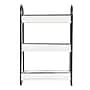 Storied Home Heavily Distressed 3-Tier Metal Tray, White (DF1312)~#|#~03FA71BD-6C6A-44A8-8B44E79DAB48F9B0_sc7