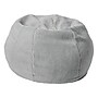 Flash Furniture Dillon Faux Sherpa Refillable Bean Bag Chair, Gray (DGBEANSMSHRPGY)~#|#~03FB417D-9032-4DD3-910913FE594FC334_sc7