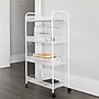 Better Houseware Steel Wheeled Trolley Organizer, White (BTH2002)~#|#~03FD8443-7DC7-484F-9FD16768F0054B10_sc7