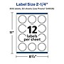 Avery Laser/Inkjet Multipurpose StarburstLabels, 2.25" Dia, Glossy Clear, 600/Box (94608)~#|#~0404FB0C-3639-4FE6-85DA4E6F52A60414_sc7