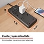 Staples TECH 8-Outlet Surge Protector, 12', 4500 Joules, Black (ST62782)~#|#~04051694-B4ED-4575-BF830FEB06210578_sc7