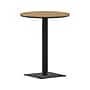 Flash Furniture Finch Commercial-Grade Round Dining Table, Teak/Gray (SB-TB106-NAT-GG)~#|#~04064CB9-A986-4909-B85A4EA79BFF7709_sc7