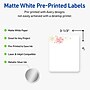 Avery Rectangle Multipurpose Labels, 4" x 3-1/3", White, 40/Pack (19479370428)~#|#~040736E1-5126-4EF7-9E30CA187A20D846_sc7