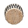Household Essentials Pillar Cattail/Paper Storage Basket, Light Beige/Black (ML-6715)~#|#~04079D5D-9AC3-4EED-BD7EB30E431C16B0_sc7