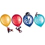 Party City 12" Spider-Man Webbed Wonder Latex Balloon Decorating Kit, Red/Blue, 6/Pack (AM110738)~#|#~040888A5-E121-4AAA-B450ACF3437B2E65_sc7
