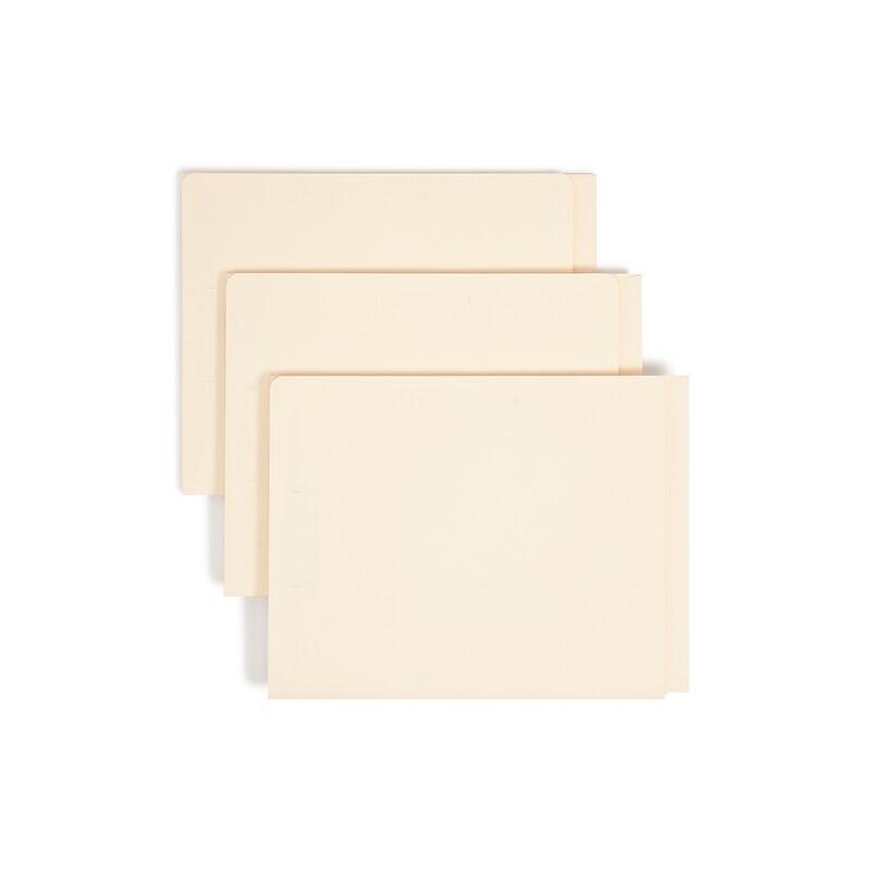 Smead Recycled Reinforced Classification Folder, 3/4" Expansion, Letter Size, Manila, 50/Box (34101) image 1