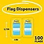 Post-it Flags, 1", Blue, 100 Flags/Pack (680-BB2)~#|#~041358E5-BF94-4AA6-ADEA65533A829040_sc7