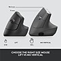 Logitech Lift for Business Wireless Ergonomic Vertical Optical USB Mouse, Graphite (910-006491)~#|#~04163C0D-709F-44A1-8F78EF71CA345137_sc7