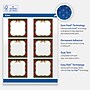 Avery Square Multipurpose Labels, 3" x 3", White, 60/Pack (19479370519)~#|#~0418C399-A5A4-4E38-9B197AA103FDC942_sc7