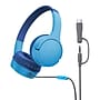 Belkin SoundForm USB-C/3.5mm Noise Canceling Over-Ear Headphones, Blue (AUD010FQBL)~#|#~041CEB35-F71C-491F-9F0AC4F92D073186_sc7