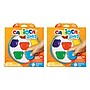 CARIOCA Baby Teddy Palm Crayons, Assorted Colors, 6/Set, 2/Bundle (CRA42956-2)~#|#~041DC843-407C-450E-A101BA7B64A22C89_sc7