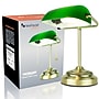 Newhouse Lighting Morgan Banker 14.5" LED Table Lamp, Antique Green (NHDK-MO-GO)~#|#~041F46C5-D95E-4D33-A2A3456498A4E3E8_sc7