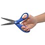 Westcott KleenEarth 8" Stainless Steel Scissors, Pointed Tip, Assorted Colors, 2/Pack (14882)~#|#~042233BC-D41A-4230-B9F754E2F3D5D8BD_sc7