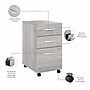Bush Business Furniture Studio A 3-Drawer Mobile Vertical File Cabinet, Letter/Legal Size, Lockable, Platinum Gray(SDF216PGSU-Z)~#|#~0426A25A-11A1-4391-85B5611296D479D8_sc7