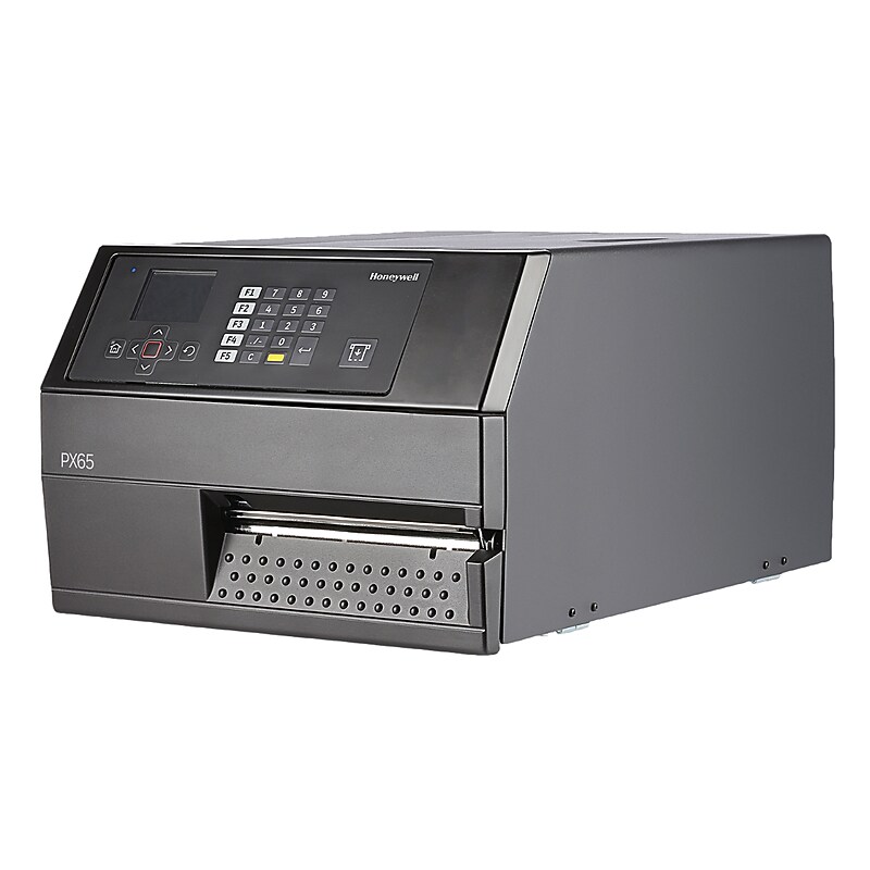 Honeywell PX65A00000010200 PX65 Thermal Transfer Label Printer, Ethernet/Serial/USB, Black image 1