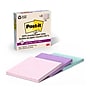 Post-it Recycled Super Sticky Notes, 4" x 4", Wanderlust Pastels Collection, Lined, 70 Sheets/Pad, 3 Pads/Pack (675R-3SSNRP)~#|#~042AF66A-B412-488A-BA13511619A1CCF3_sc7