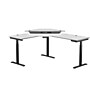 VersaDesk PowerLift 72"W Electric Corner Adjustable Standing Desk, White/Black (PLCSD6072-BW-APP)~#|#~042B0A04-24CA-4997-811F94303B65D4E7_sc7
