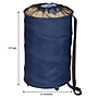 Household Essentials Rolling Pop Up Hamper with Drawstring Closure, Blue (HH2030B)~#|#~04320637-B032-4A4E-B0AFF2F575A61C81_sc7