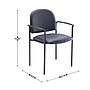 Flash Furniture Tiffany Vinyl Reception Side Stacking Chair, Navy (BT5161NVYVINYL)~#|#~0437DB32-FE31-4B73-82399B77D1C4567D_sc7