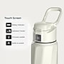 WaterH BOOST Stainless Steel Triple Wall Insulated Smart Water Bottle, 32 oz., White (B003WT)~#|#~04397565-84AE-4B4B-AE1316BA27692E8A_sc7