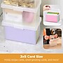 Bostitch Konnect Nest Stackable Boxes, 5.2" x 3.5" x 2.7", Index Size, Clear, 6/Pack (23231-6PK)~#|#~043EFC52-31F9-426D-9B149BBB5C727CB0_sc7