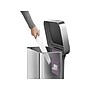 simplehuman Indoor Step Trash Can, Brushed Stainless Steel, 12 Gal. (CW2024)~#|#~04441139-E6DB-47B1-9D8AE052506D96D8_sc7