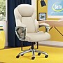 Serta Works My Fit Ergonomic Bonded Leather Swivel Executive Chair, Ivory (48098A)~#|#~04460FA4-20C5-49B5-900D0E045594F0F1_sc7