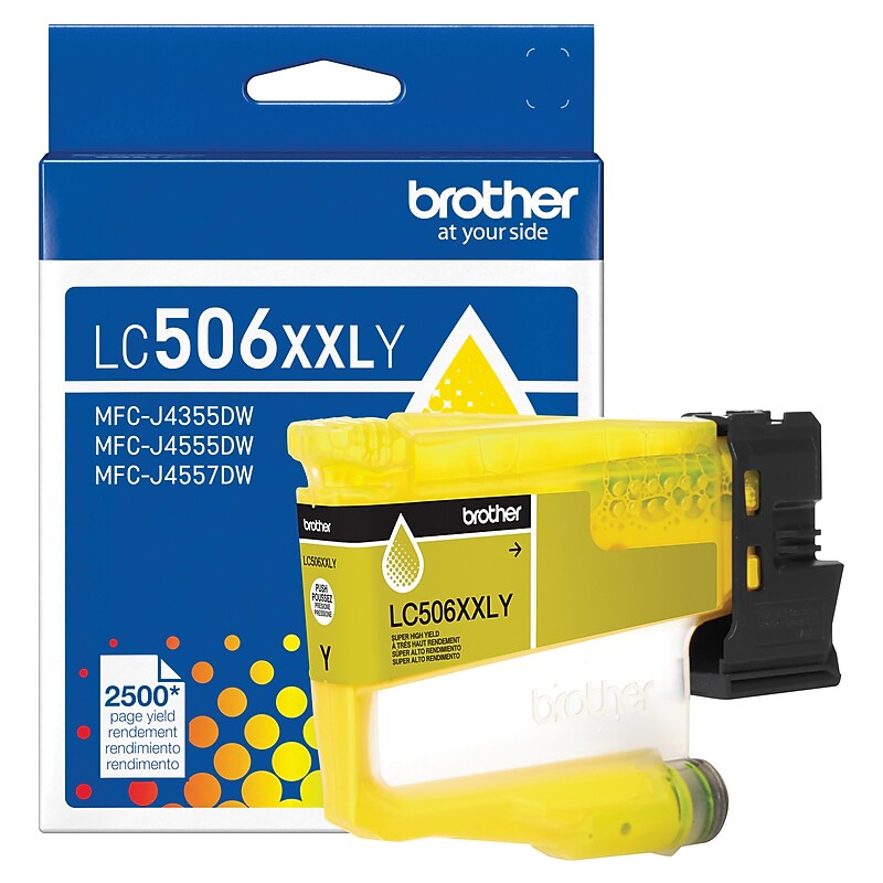Brother LC506XXL Yellow Super High Yield Ink Cartridge (LC506XXLYS) image 1
