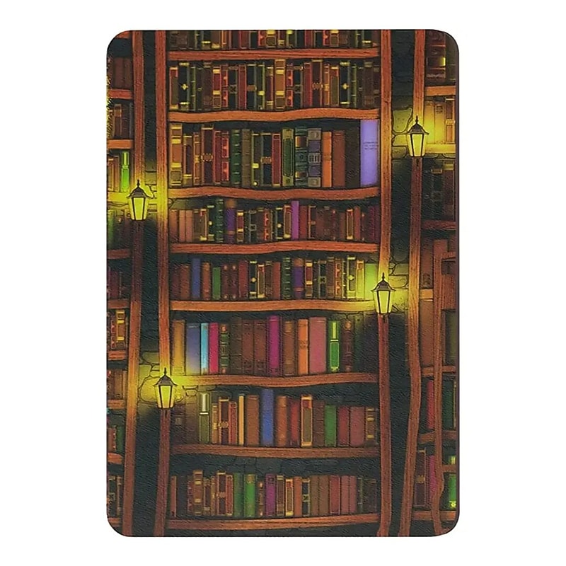 SaharaCase Venture TPU 7" Folio Case for Kindle Paperwhite & Colorsoft , Library (TB00444) image 1