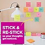 Post-it Super Sticky Notes, Assorted Sizes, Summer Joy Collection, 45 Sheets/Pad, 7 Pads/Pack (4423-7SSJOY)~#|#~044BD4B5-89BB-434C-BF0B82D2E181EFB6_sc7
