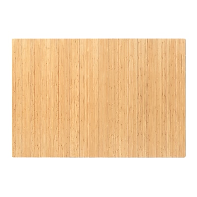 Anji Mountain Deluxe Bamboo Carpet & Hard Floor Chair Mat, 48″ x 72″, Natural (AMB24014W) Sansujyuku sansujyuku.com
