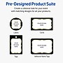 Avery Rectangle Rounded Corners Matte Blank Card, White, 20/Pack (19479370870)~#|#~044E73B4-1C2F-401C-A135C3C2DDF7D631_sc7