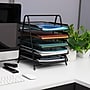 Mind Reader 5-Tier Stackable Paper Desk Tray Organizer, Metal, Black (5TPAPER-BLK)~#|#~044EB4CD-31F6-40DD-BFBD18E4DC6B11CA_sc7