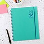 2025-2026 Mead Color Pop 8.5" x 11" Calendar Year Weekly & Monthly Planner, Plastic Cover, Aqua (1604-905-26)~#|#~044FE377-28E3-4091-97184873242792DF_sc7