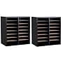 AdirOffice 500 Series 16-Compartment Literature Organizers, 20" x 11.8", Black, 2/Pack (500-16-BLK-2PK)~#|#~04525E9B-658A-4D75-9E9C082CCA97DA19_sc7